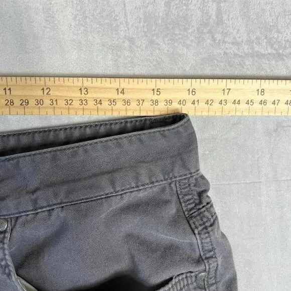 Christian Audiger Cargo Pants Mens 34 Gray Military Y2K Pockets Ed Hardy Style - Picture 9 of 10